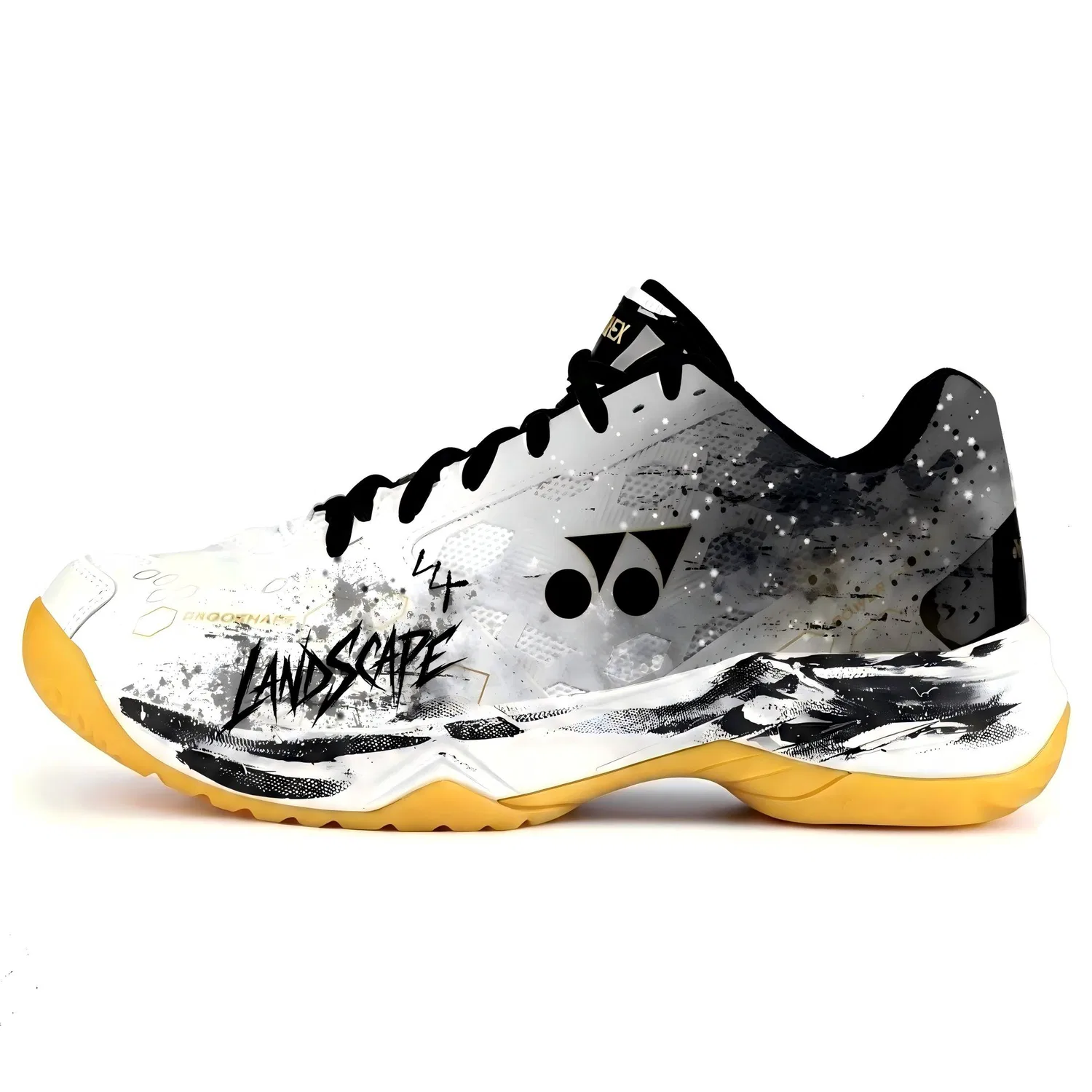 Кроссовки для бадминтона YONEX White Black Yellow