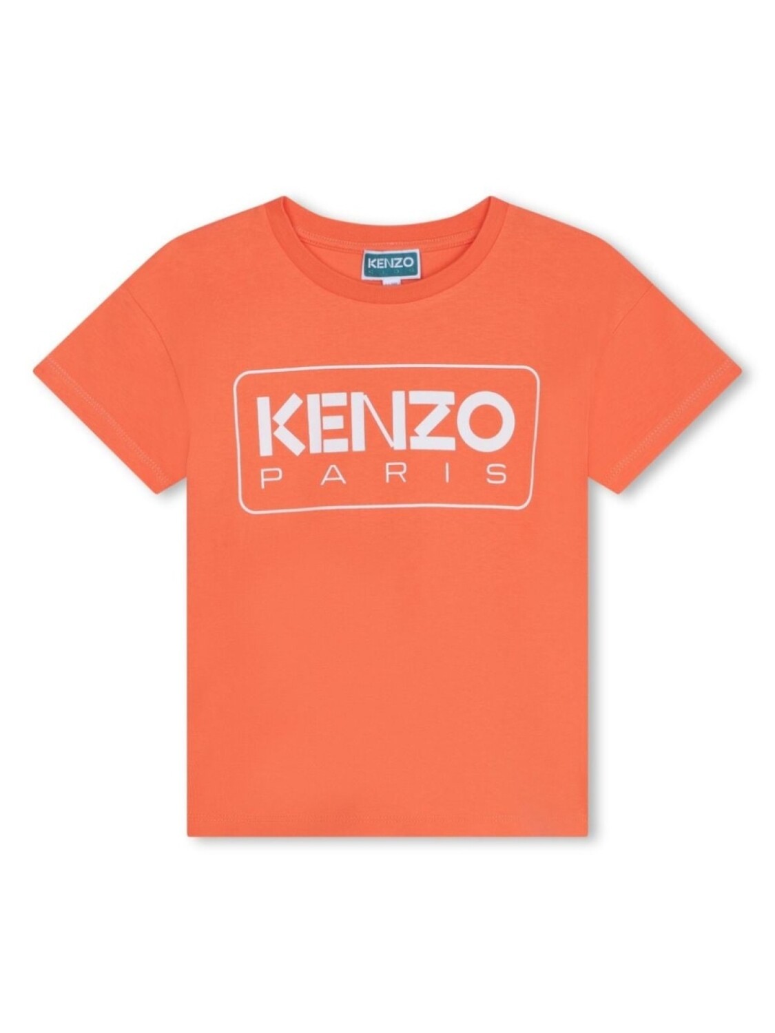 

Kenzo Kids футболка из органического хлопка с логотипом Paris, оранжевый