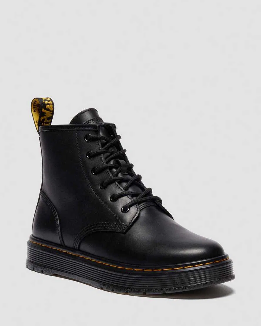 Кожаные повседневные ботинки-чукка Brookline Dr Martens, черный