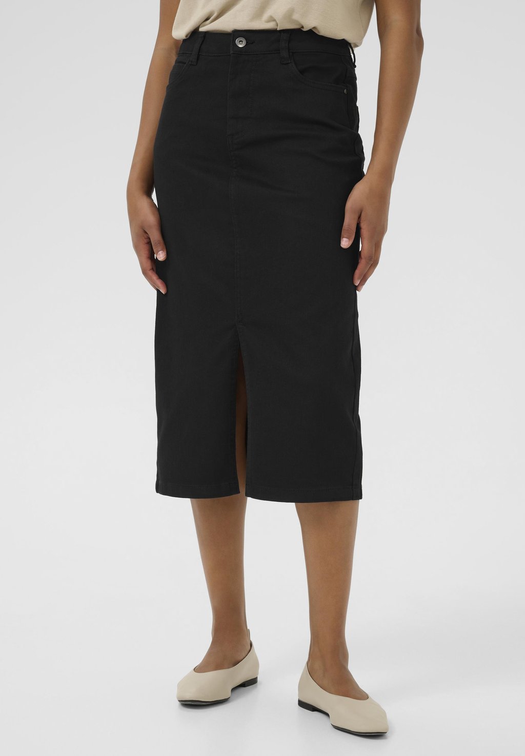 

Джинсовая юбка KAZELINA - Pencil skirt Kaffe, цвет Black Deep