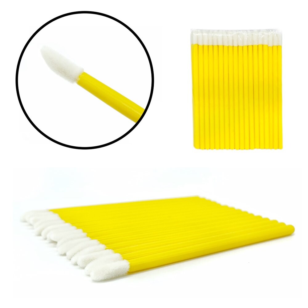 

ForMe, Аппликаторы велюровые в пакете, желтые, в упаковке 50 шт