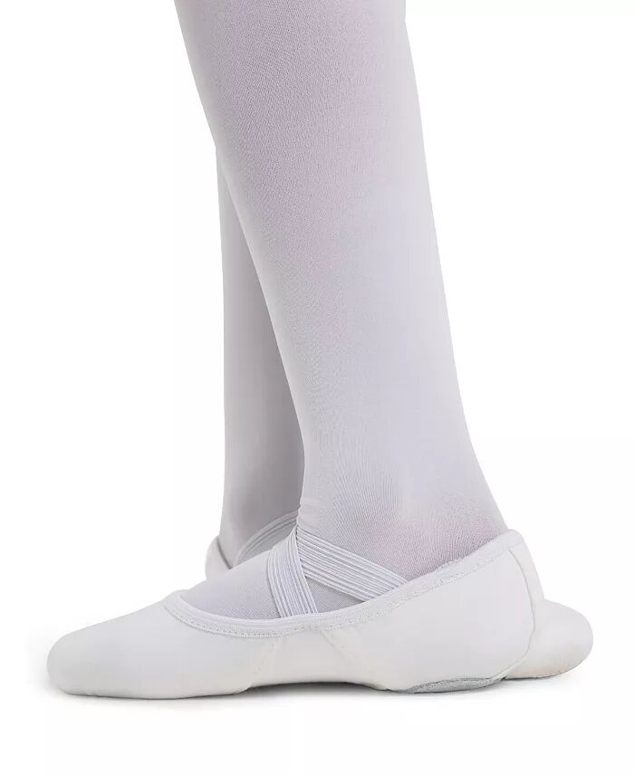 

Холщовые балетки Hanami для девочек, легкие, загар Capezio, белый