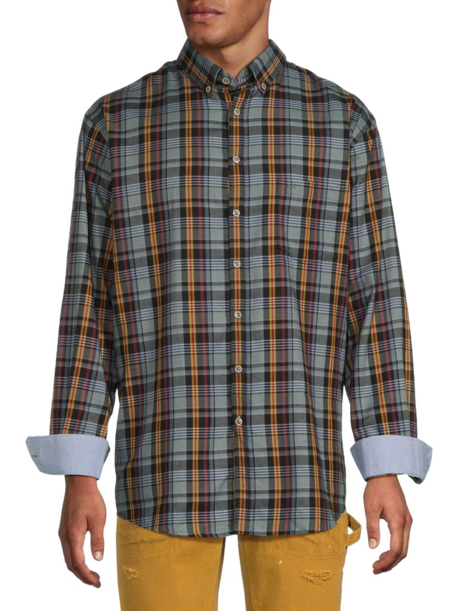 

Рубашка Daniel Plaid Brax, цвет Green Multi