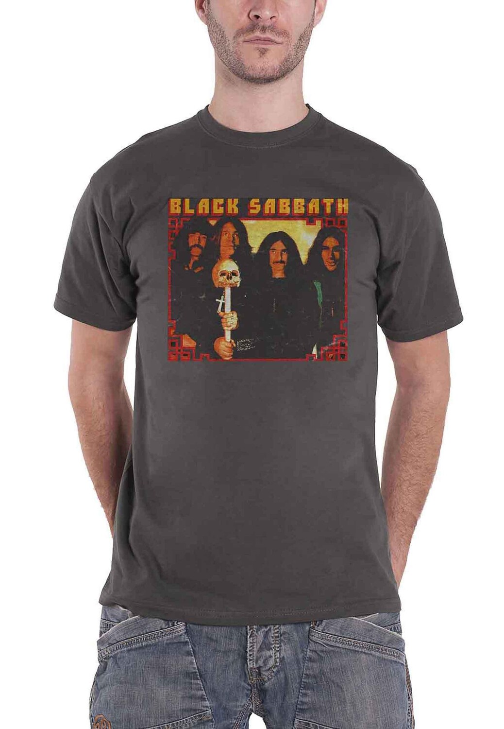 

Футболка с фотографией Японии Black Sabbath, серый