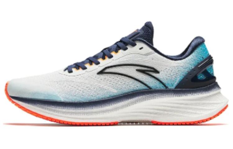 

Anta Low Top Тренировочные Беговые Кроссовки Мужские Бело-Синие, Papyrus White/Lake Blue/New Ink Blue