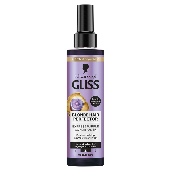 

Экспресс-кондиционер для волос, 200 мл Gliss Blonde hair perfector