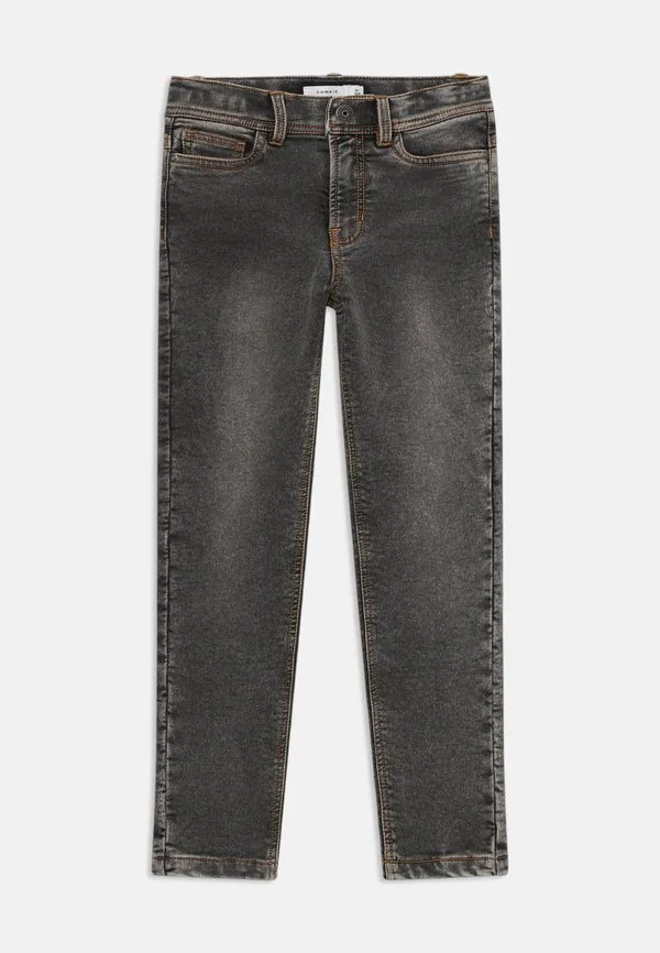 Джинсы nkmsilas зауженного кроя Name It, Dark Grey Denim