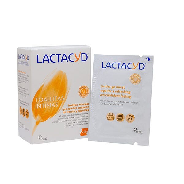 

Интимные салфетки 10 шт Lactacyd