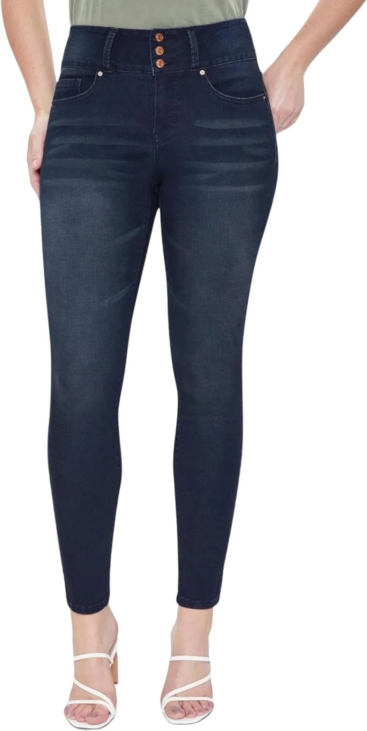 

Royalty For Me женские джинсы skinny с высокой посадкой, 3 пуговицы, slim fit