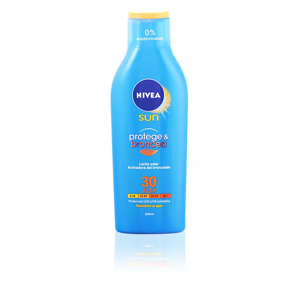 

Солнцезащитный крем Sun Protege & Broncea Leche Spf30 Nivea, 200 мл