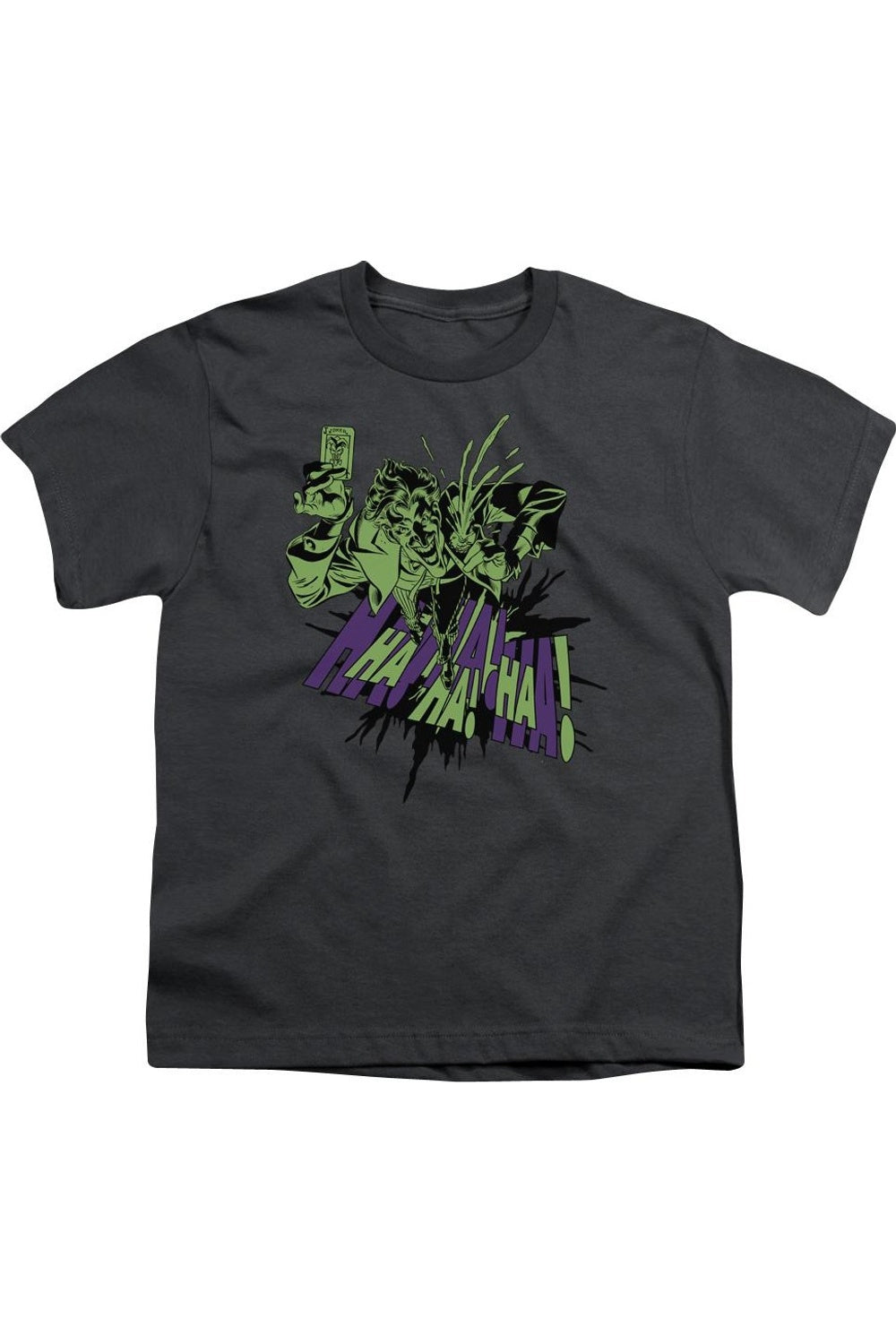 

Футболка с коротким рукавом для детей "Batman Smell My Flower" Gildan, Charcoal