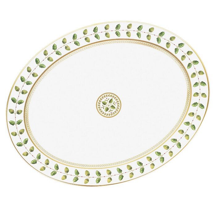 

Овальное блюдо Bernardaud Constance, 15 дюймов, зеленый