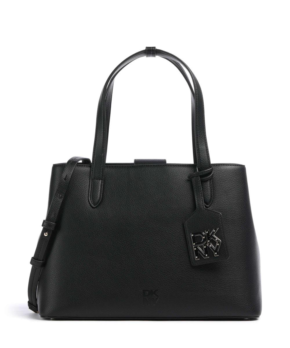 

Шоппер Yorkville из зернистой яловой кожи Dkny, черный