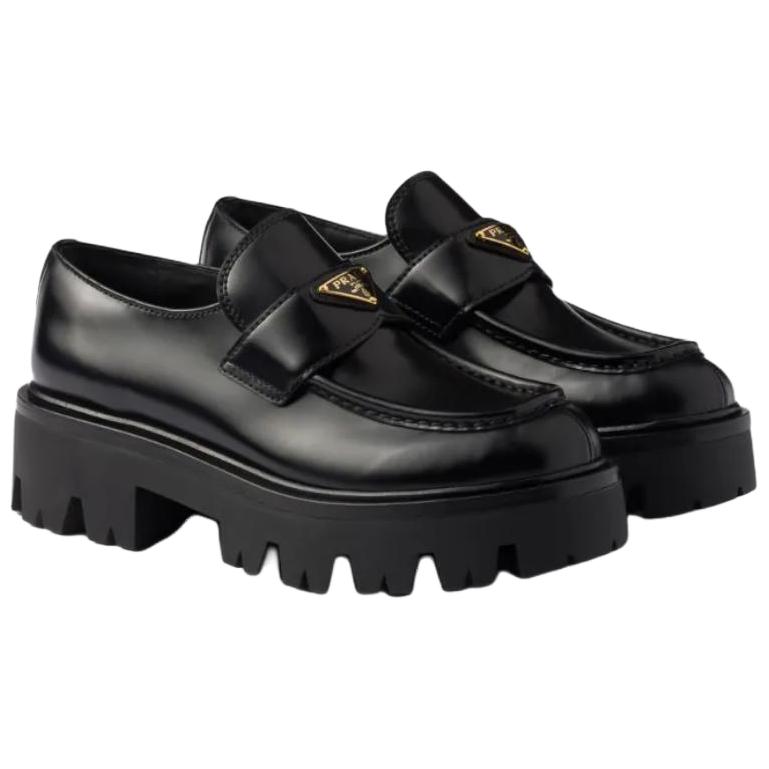 ⭐️ Женские лоферы черные PRADA, Original Shoe Box Included ⭐ купить по цене...