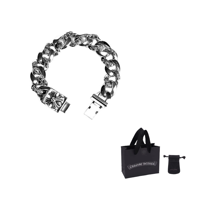 

Chrome Hearts Серебряный браслет 925 пробы унисекс