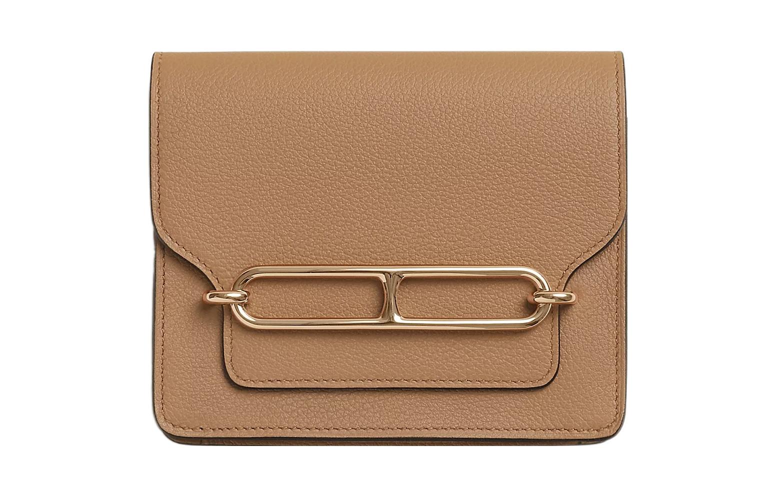 

Кошелёк Roulis Evercolor Calfskin Pig Nose женский 0M CHAI молочный чай бежевый HERMES
