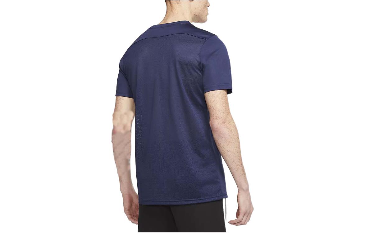 Футболка Men's Nike Dri-FIT Logo Printing Round Neck Pullover Short Sleeve Us Edition T-Shirt BV6708-410 — фото 2