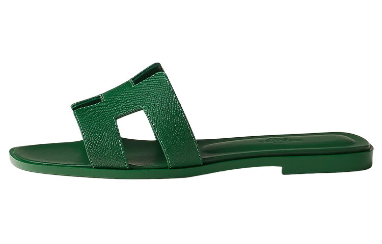 

Шлепанцы женские Hermès Oran, зеленый