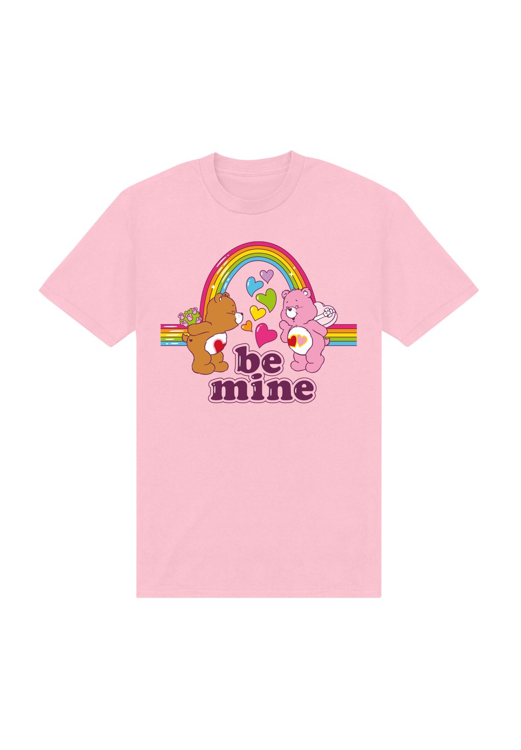 

Футболка с принтом CARE BEARS VALENTINES BE MINE Henry Tiger, фуксия