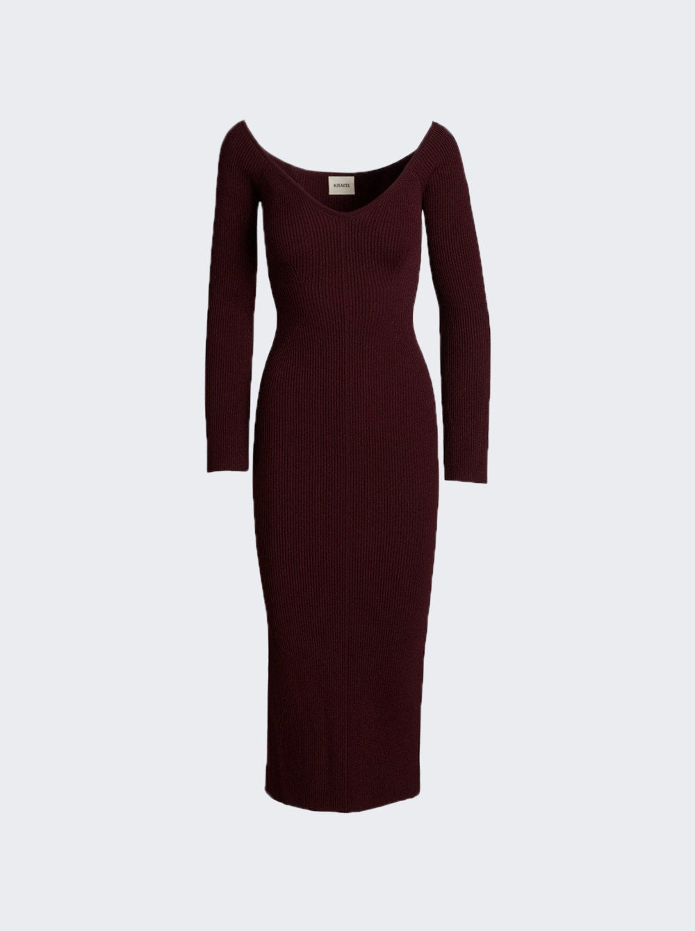 

Платье Пиа KHAITE, цвет merlot red