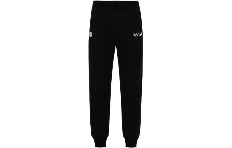 

Повседневные брюки мужские черные Evisu, черный