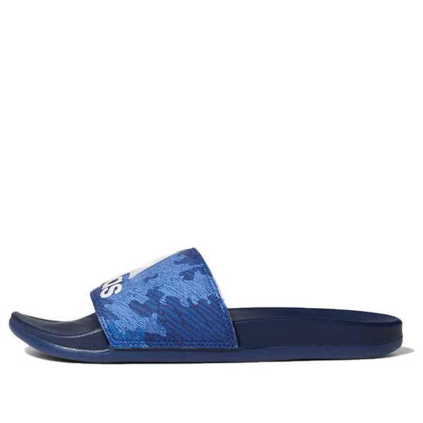 

Тапочки adilette comfort slides blue slipper 'blue white' Adidas, синий