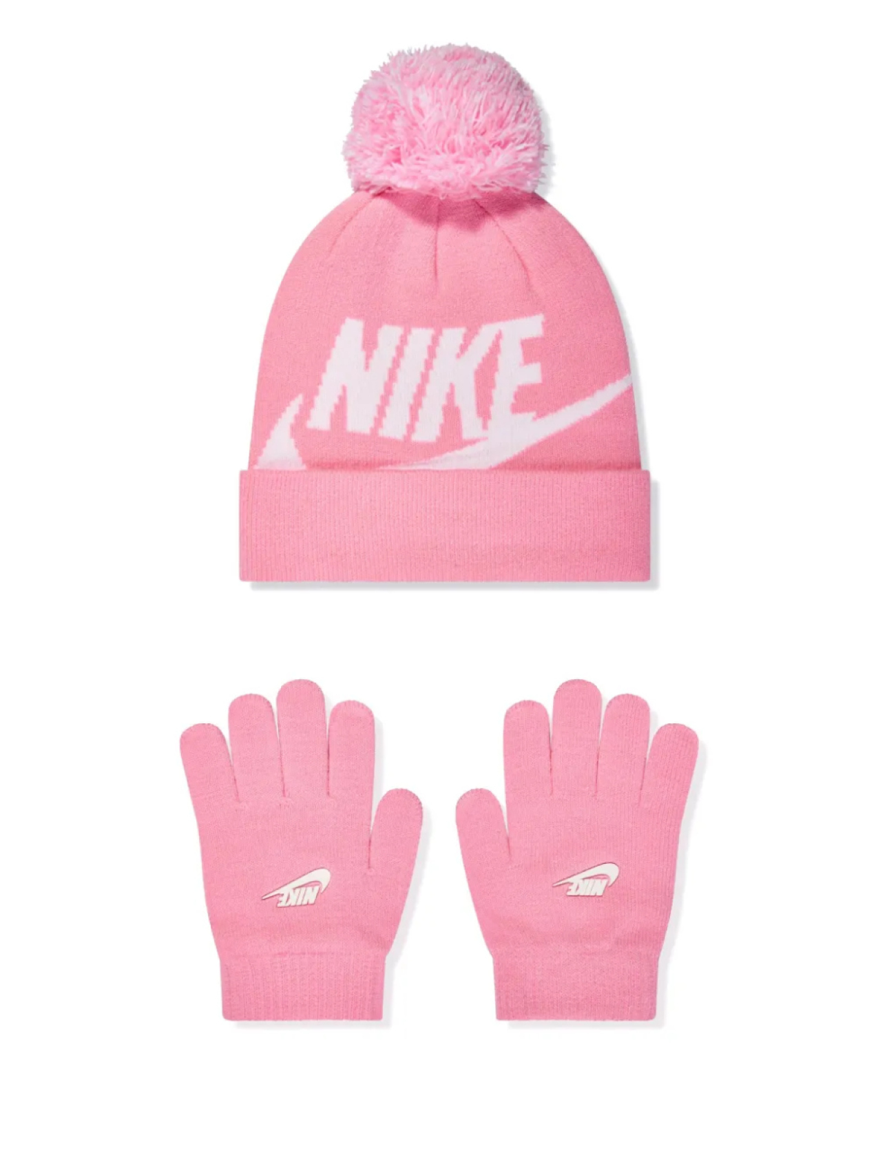 

Детские перчатки с логотипом Nike Nike Kids, розовый