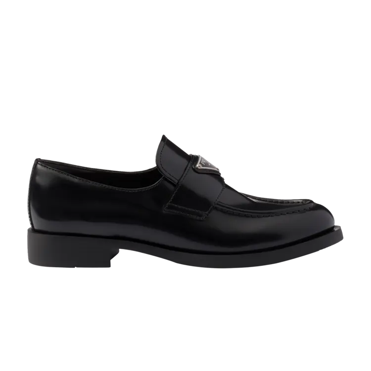 Кроссовки Prada Wmns Brushed Leather Loafer, черный