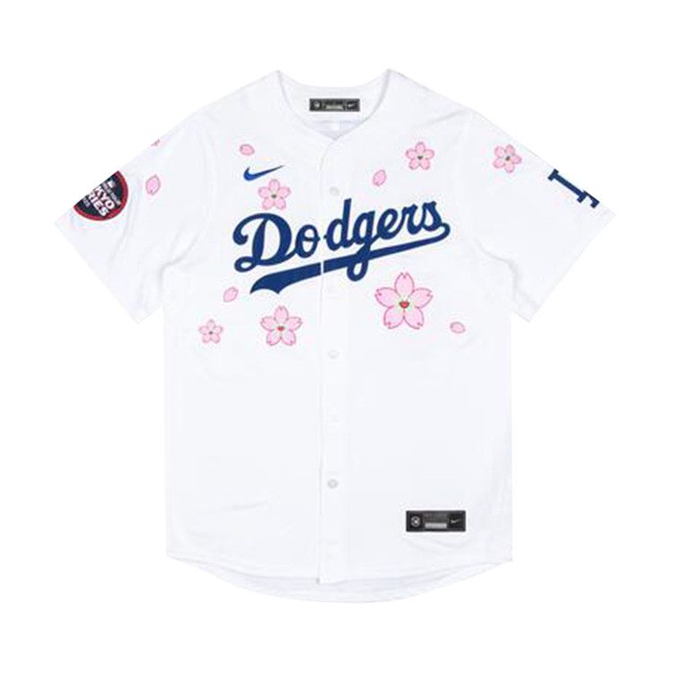 

Джерси Nike x Takashi Murakami x MLB World Tour Tokyo Series 2025 Dodgers Tokyo Home Jersey, White
