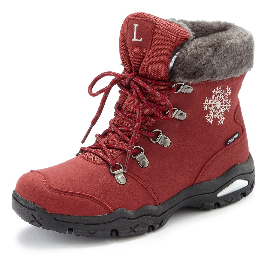 Зимние ботинки LASCANA, Dark red