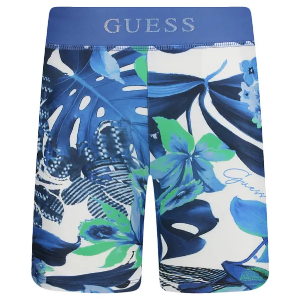 

Велосипедные шорты узкого кроя Guess, синий