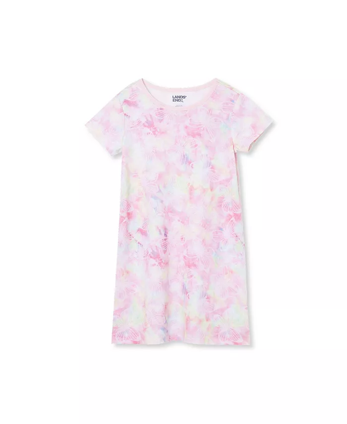 

Детская ночная сорочка с коротким рукавом Lands' End, мультиколор