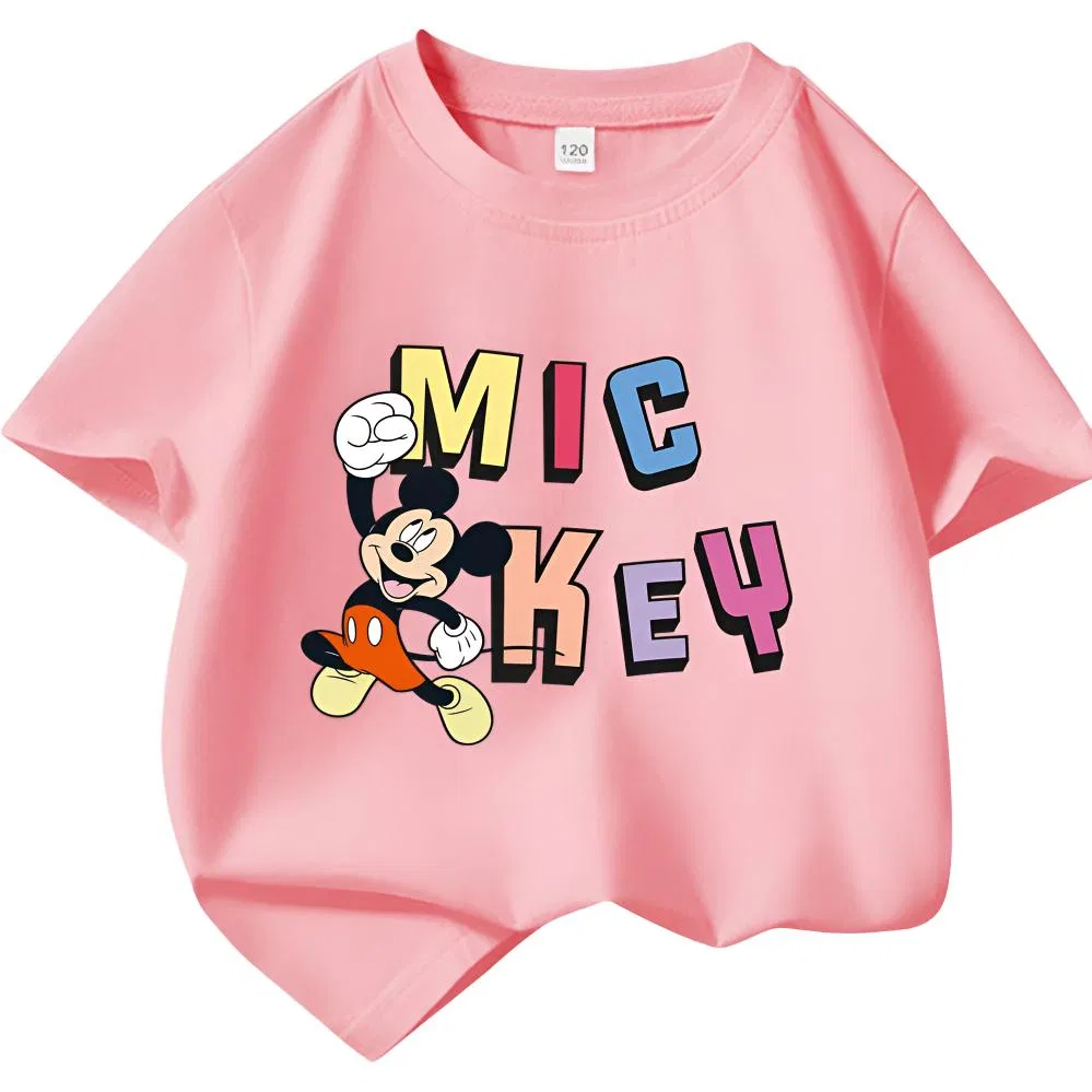 Футболка детская Микки Маус Disney белая — фото 4
