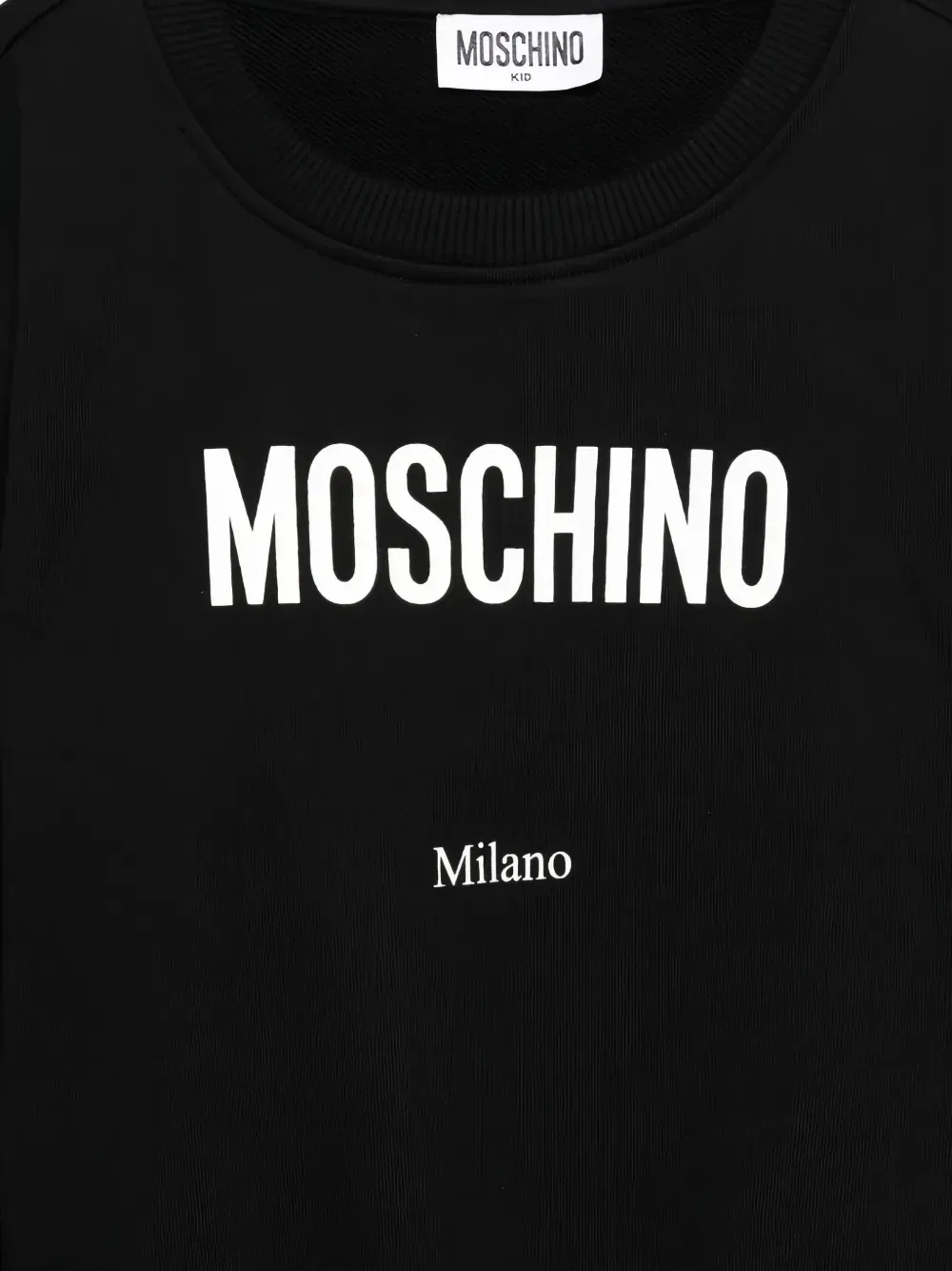 Толстовка с логотипом Moschino Kids, черный — фото 3