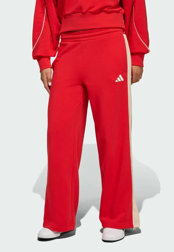 Широкие брюки для стадиона Adidas Sportswear, Pure Ruby Off White