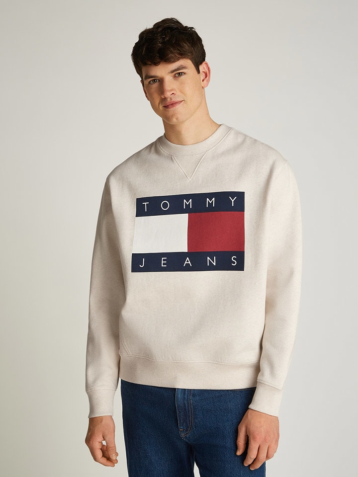 

Толстовка TOMMY JEANS, кремовый