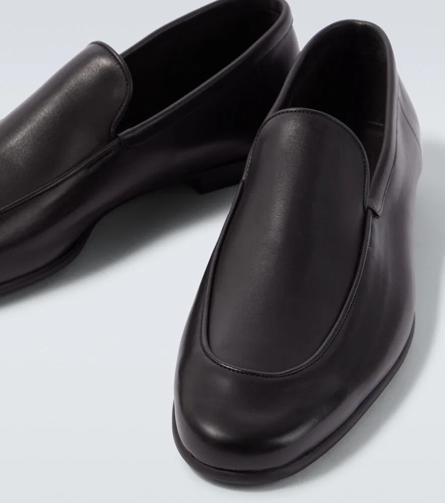 Кожаные лоферы Тайн John Lobb, черный — фото 3