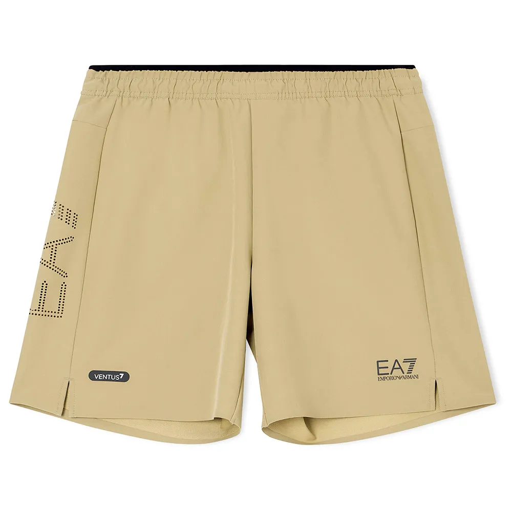 

Шорты EA7 EMPORIO ARMANI Ventus 7 sweat shorts, бежевый