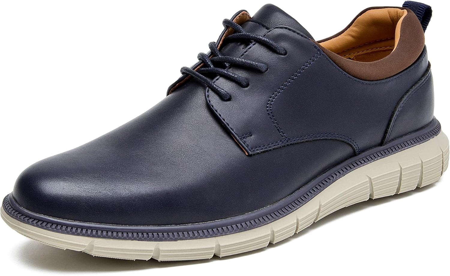 

Мужские повседневные кроссовки CLOWSE, деловые кожаные оксфорды, удобная офисная обувь для работы, легкие прогулочные туфли, темно-синий
