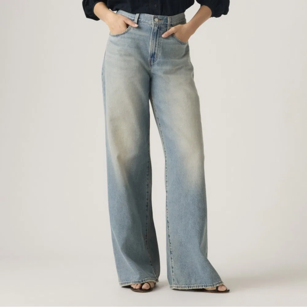 Женские прямые джинсы XL среднего индиго от Levi'S