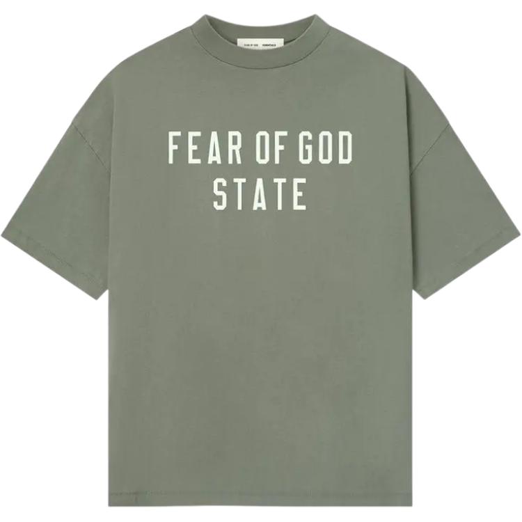 

Футболка Fear of God Essentials 90s Fit, зеленый