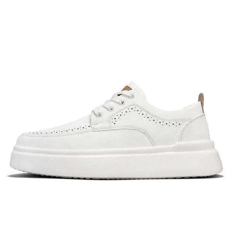 Кроссовки скейтерские мужские low top из искусственной кожи YEARCON, Apricot — фото 3