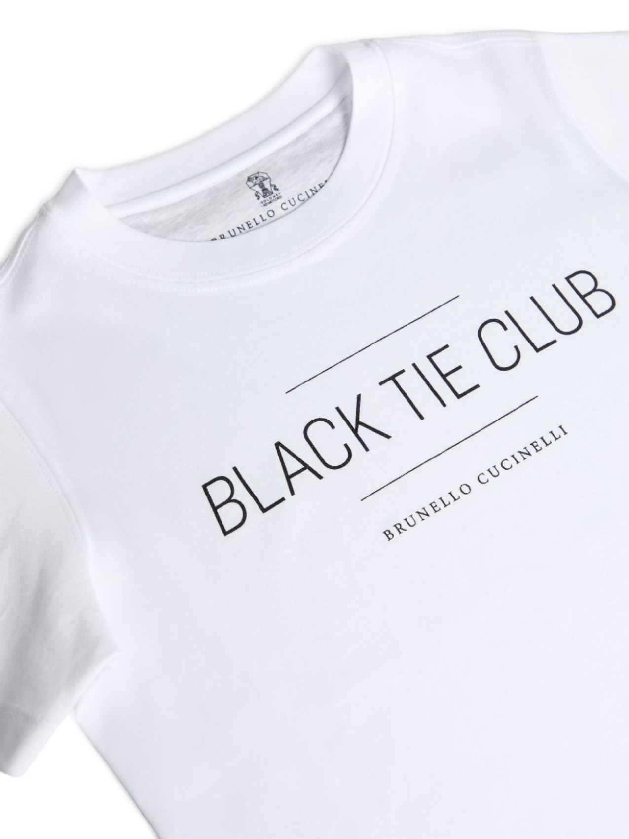 Brunello Cucinelli Kids футболка с принтом, белый — фото 3