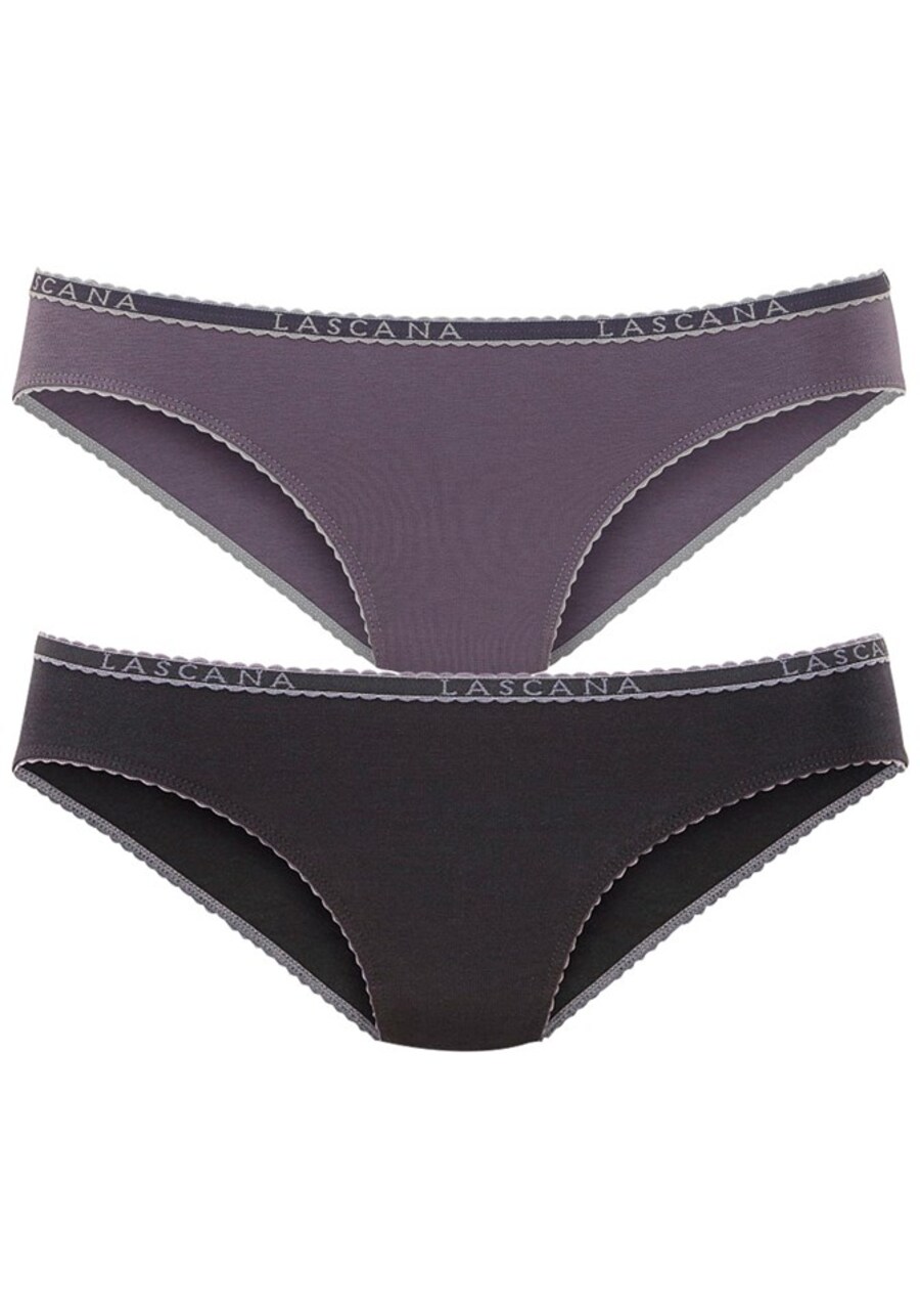 

Трусики LASCANA, цвет Lilac/Black