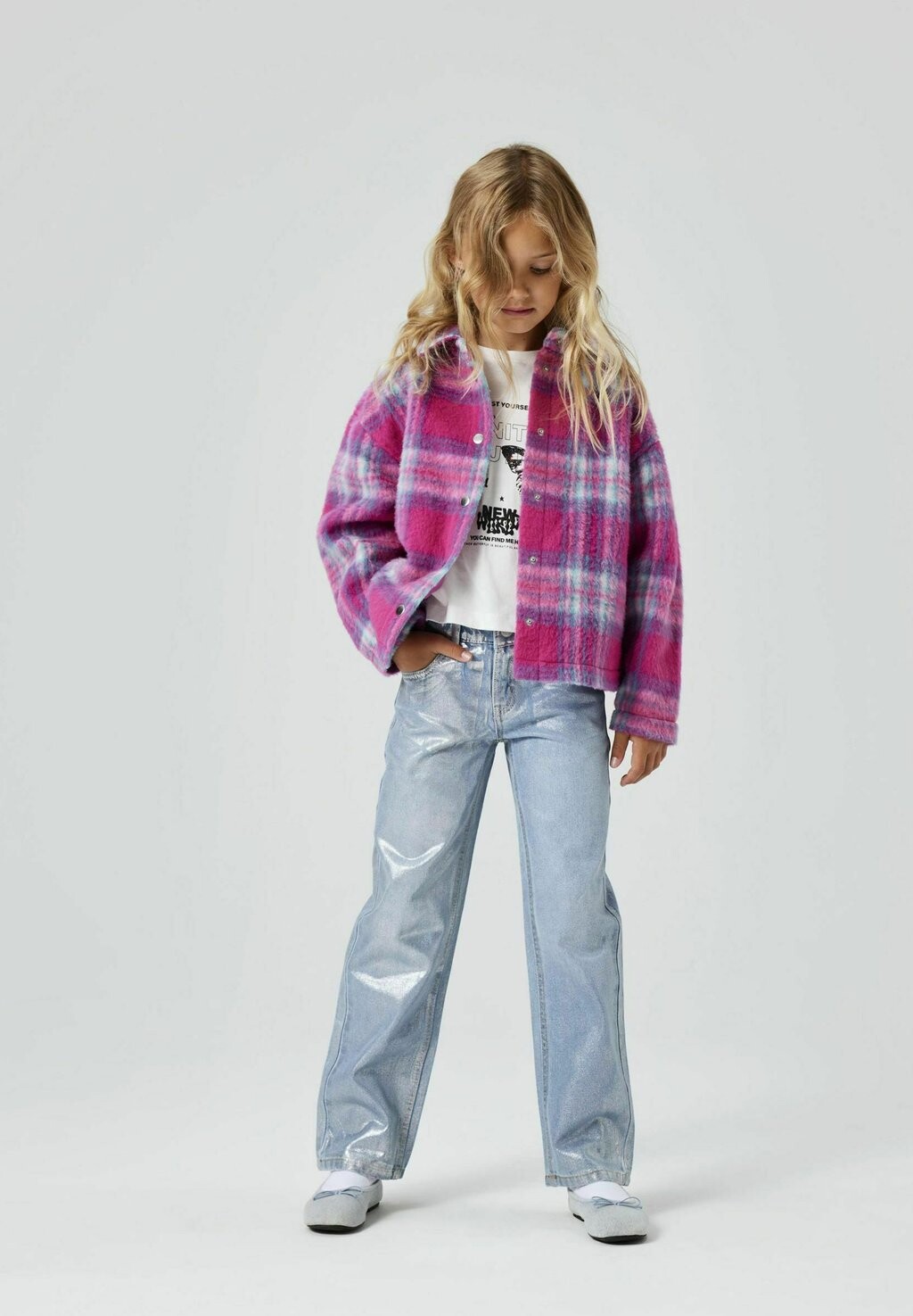 

Джинсы-сигареты Name it, цвет Light Blue Denim