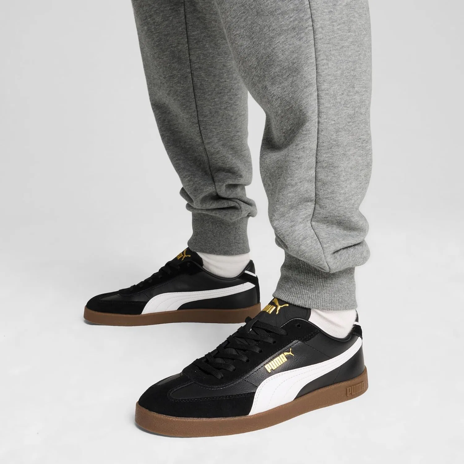 Кроссовки PUMA Unisex Club II Era, Black White Gold — фото 2