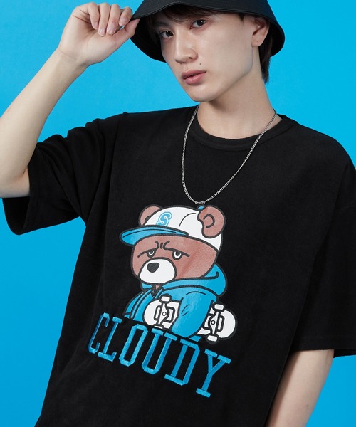 

Футболка с коротким рукавом, крой SIDEWAY STANCE, бренд Терри, черный