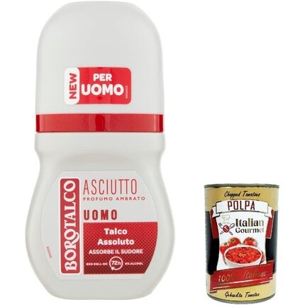 

Borotalco Шариковый дезодорант Uomo Asciutto для мужчин Янтарный 50мл Italian Gourmet E.R