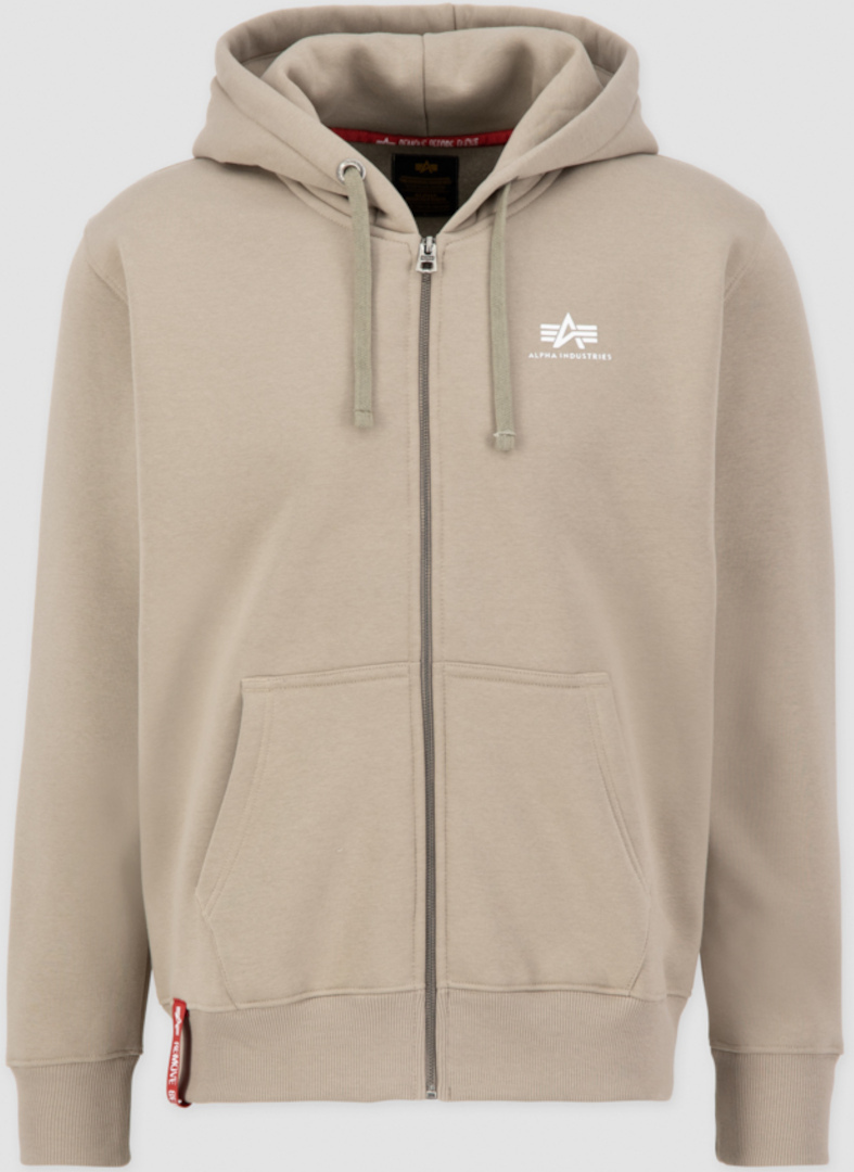 

Худи Alpha Industries Basic Zip Hoodie, песочный