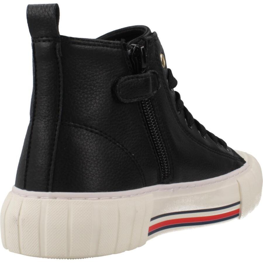 Ботинки Tommy Hilfiger, модель High Top, кроссовки на шнуровке, цвет черный — фото 3